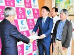 道路早期復旧を要望 新温泉町にジオネット 「トレイルに不可欠」