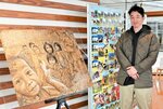 比の貧困児童 アートで支援 YASUさん活動紹介展