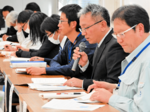 水門操作自動化向けロードマップを示す 湖山池環境モニタリング委