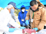 ジビエ利用に解体技術学ぶ 鹿野、ハンター養成講習