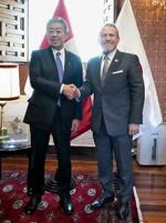 日米外相、ペルーで14日に会談