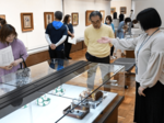 学芸員が作品の魅力を深掘り 「椿展」ギャラリートーク 倉吉