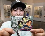 オリジナルカードをプレゼント 青山剛昌ふるさと館でコナン映画公開記念