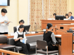 鳥大生、模擬裁判に挑戦 鳥取地裁で催し 体験通し理解深める