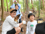 大きなタケノコ 掘り当て大喜び ふなおか竹林まつり 多彩催しにぎわう