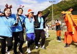 鳥取市内43校区たすきでつなぐ 小学校PTA連合会が駅伝