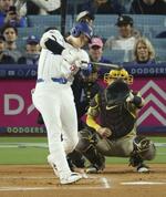 大谷、第1打席は二塁打