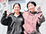 2人で高み目指す 林(県協会)河上(鳥取城北高) 5月からパリ五輪最終予選 スポーツクライミング