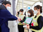 被災地へ義援金を 鳥取看護大の学生赤十字奉仕団が街頭募金 能登半島地震