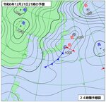鳥取県内22日未明から深夜大雪か 平地10センチ、山地40センチ
