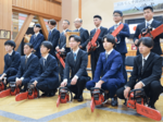 担い手目指し新たな一歩 にちなん中国山地林業アカデミー入学式