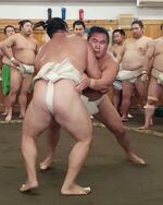 横綱豊昇龍が荒汐部屋へ出稽古