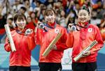 卓球の日本女子、悲願のVならず