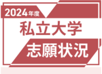 ビジュアルニュース「2024年度 私立大学志願状況」