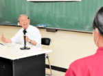地域への「視点」を助言 村岡高生らに保母氏 島根大名誉教授 教育講演会