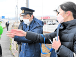警察と地元住民、対策意見交わす 北栄、死亡事故現地検討会