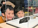 日本列島の成り立ちや活動を学ぶ 岩美でジオパーク巡回展「地球時間の旅」始まる
