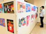 「火の用心」訴える力作 香住で防火ポスター展