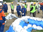 出水期に備え役割分担と連携確認 県ら22団体が水防訓練実施