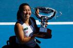 全豪テニス、上地結衣3度目優勝
