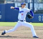中日草加、プロ入り後初実戦登板