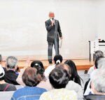 能登被災体験 赤裸々に 新温泉 元町民の谷内さん講演