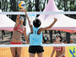 中野・藤田組(米子西高)5位 かごしま国体 ビーチバレー少年女子