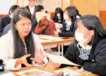 学習成果を英語で説明 境港総合技術高生が島大大学院留学生に