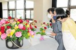 約100種150点 米子で春のバラ展始まる