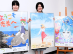 “岩美ブルー”見に来て 高校生が観光ポスター製作