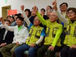 成功向けて気勢上げる 倉吉でSUN―IN未来ウオーク実行委員会