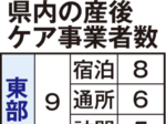 県中部の産後ケア手薄 受け入れ2施設のみ 独自取り組み工夫も