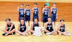 境港三中が初V 女子はシャイニーウェーブス バスケU―15鳥取県選手権