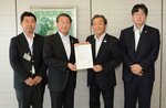 高校生県内就職促進へ協力要請 県など、経済4団体に