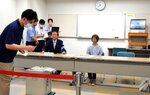 リハーサルで留意点確認 江府町長選町議再選挙 「オンライン立ち会い」