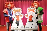 温泉むすめの新パネル登場 蟹取県10周年でコラボ