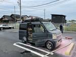 米子・河崎で軽乗用車1台燃える コンビニ駐車場、けが人なし