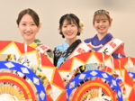 傘踊りで祭りの魅力をPR 第25代「しゃんしゃん鈴の音大使」任命