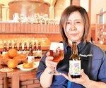 地元産甘夏で新商品 久米桜麦酒、ファミマとコラボ