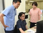 「かりゆしウエア」夏季の制服に導入 海産物のきむらや