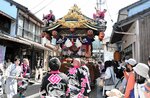 城下町の伝統守る 6年ぶり鹿野祭り