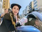俳優平祐奈さんが一日署長