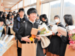 過ごした日々は誇り 美方郡内5中学で卒業式