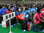 全国中学駅伝開会式、赤碕と八頭が出席