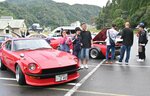三朝にクラシックカー集結「トヨタ2000GT」など約50台