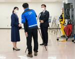 愛子さま、県赤十字センター視察