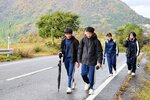 地域文化や自然歩いて魅力確認 夢が丘中「照来ウオーク」