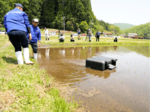 新型アイガモロボ期待 有機米の除草支援 本年度の実証開始 日南町