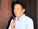 共に町を盛り上げて 新温泉町と町商工会が就職者激励会 全但バス小坂常務が講演