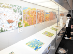 緻密描写の原画ずらり 迷路絵本作者 香川さん親子展 豊岡市立歴史博物館